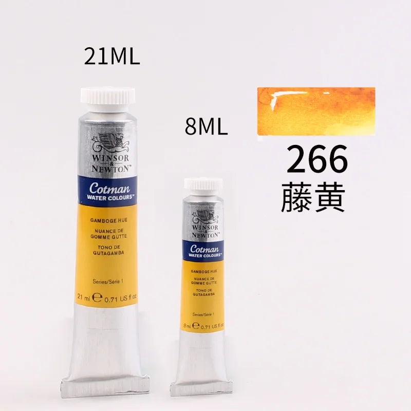 Watercolor Paint Tube Set - 8ml & 21ml Water-Soluble Art Supplies