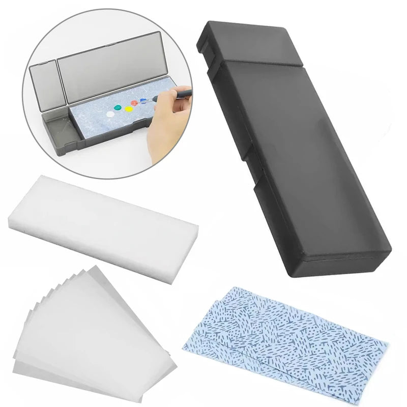 Portable Water-Based Paint Palette for Miniature & Hobby Painting