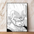 Painting By Numbers Kit for Anime Characters Goku and Vegeta - Home Decor & Holiday Gift