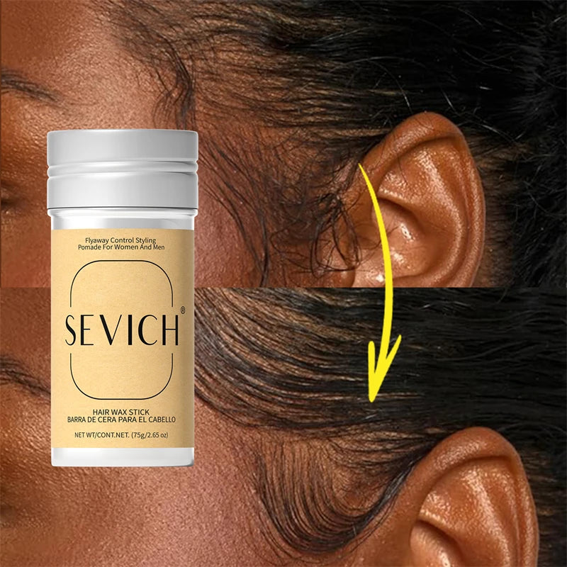 Hair Wax Stick for Wigs Anti-Frizz Control Styling Pomade Long-Lasting