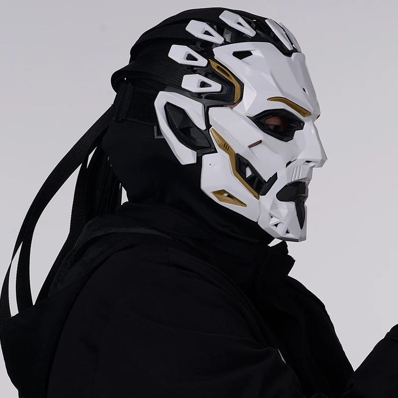 Halloween Punk Witcher Face Mask Full Face Cover Prop Cosplay Costume Accessory