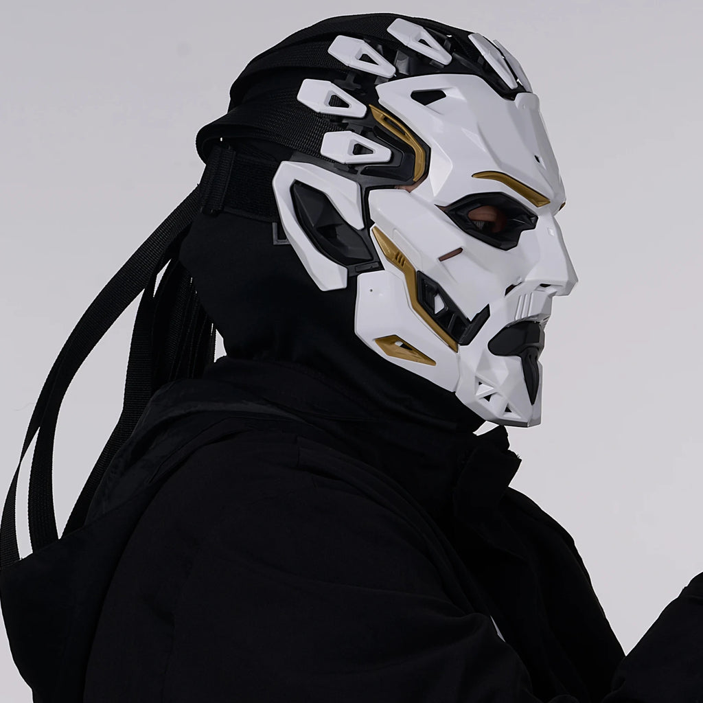 Halloween Punk Witcher Face Mask Full Face Cover Prop Cosplay Costume Accessory