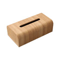 Luxury Walnut Wood Tissue Box Holder - Living Room Coffee Table Storage