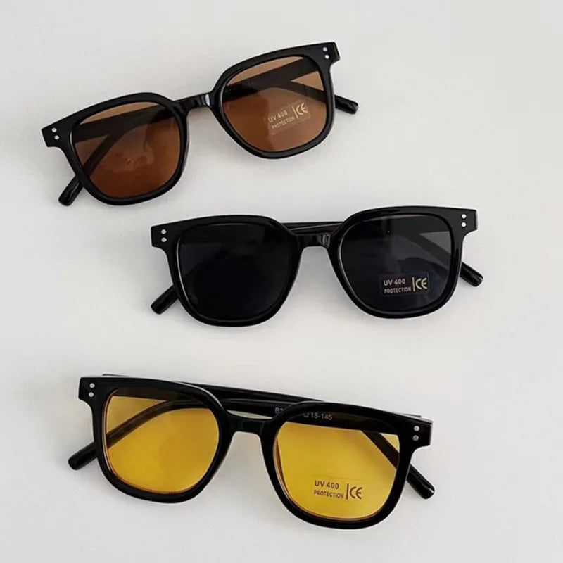 Children's UV400 Square Sunglasses - Fashion Kids Outdoor Sun Protection