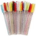 Disposable Eyelash Brush Comb 50Pcs Makeup Mascara Wands for Lash Extensions & Brows
