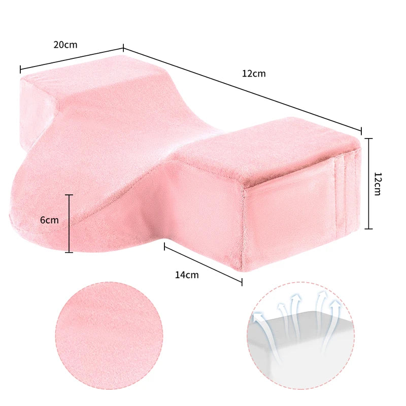 Eyelash Pillow Neck Support U-Shaped Memory Foam Pillow for Lash Extensions