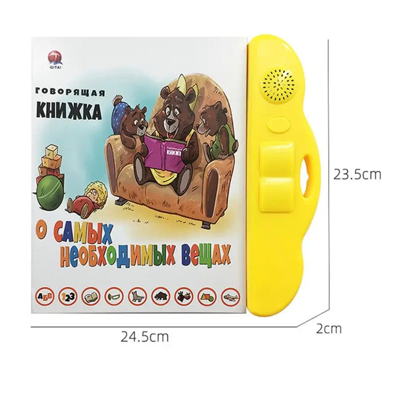 Interactive Russian Sound Book for Toddlers Educational Reading Toy
