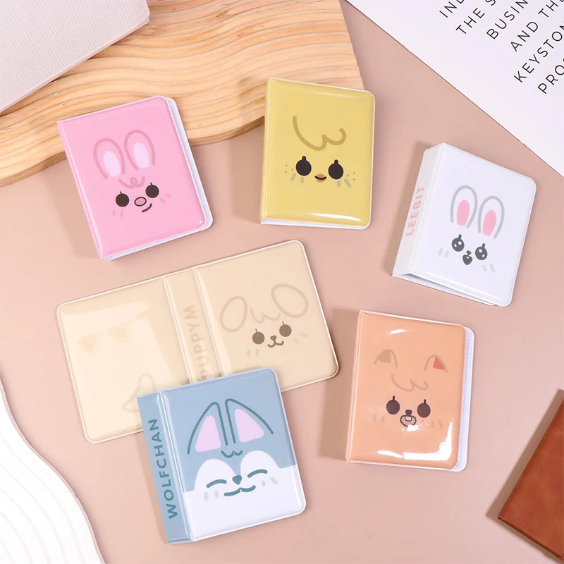Cute Animal Photo Album 3 Inch Collection Card Binder for Kids - Multiple Colors