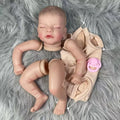 18 Inch Reborn Doll Parts Kit with Cloth Body and Painted Features - DIY Baby Doll