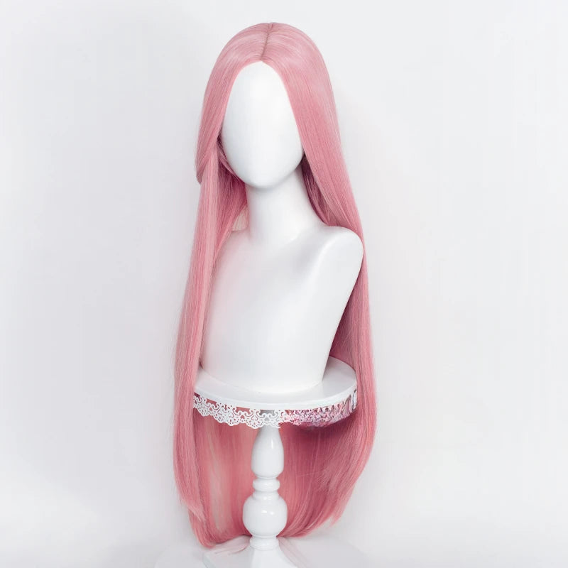 Long Straight Cosplay Wig 100cm Heat Resistant Synthetic Hair with Multiple Colors