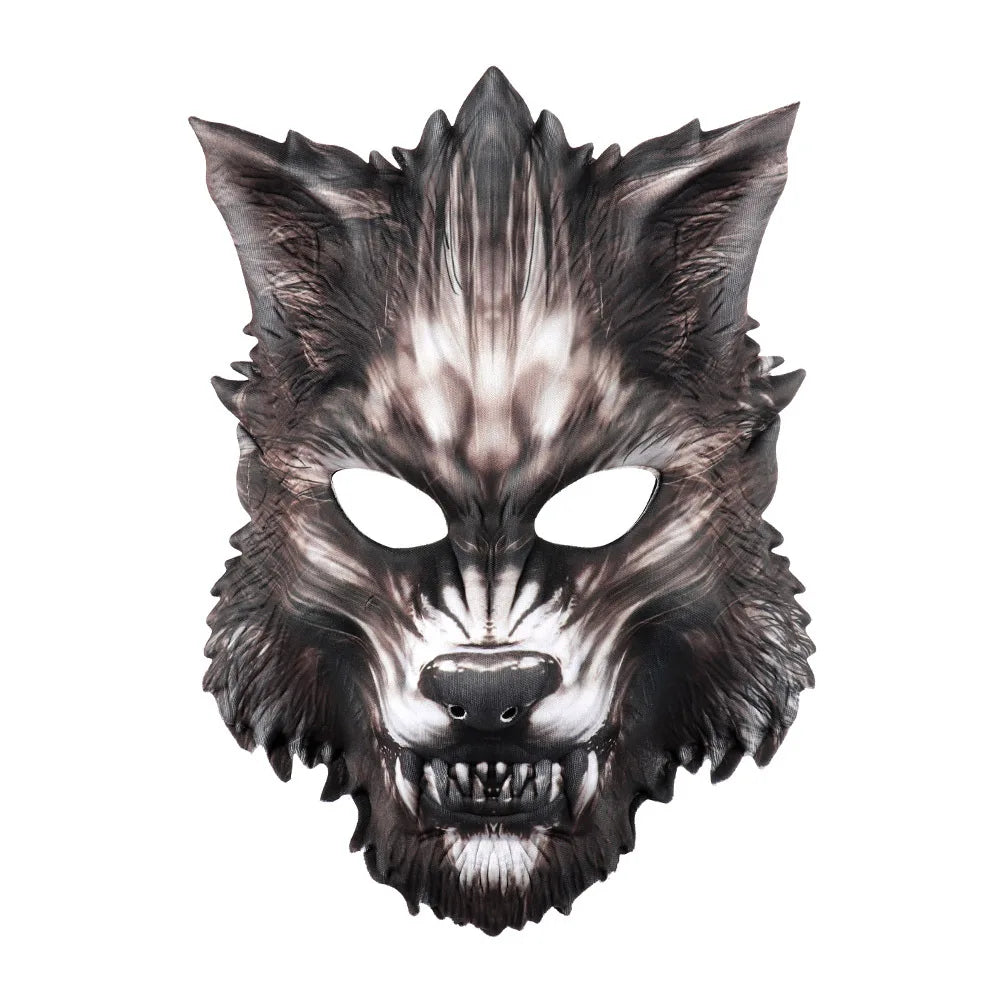 Animal Mask Half Face Costume Mask for Carnival Halloween Party Cosplay