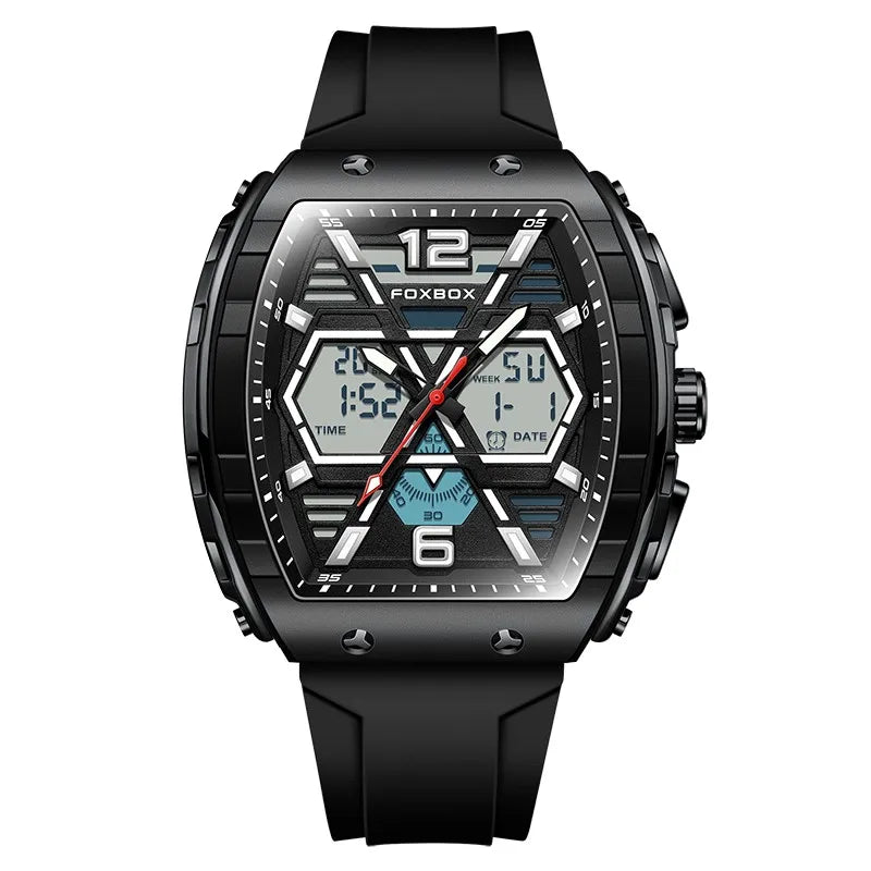 Men's Digital Military Watch 50m Waterproof LED Quartz Sport Wristwatch