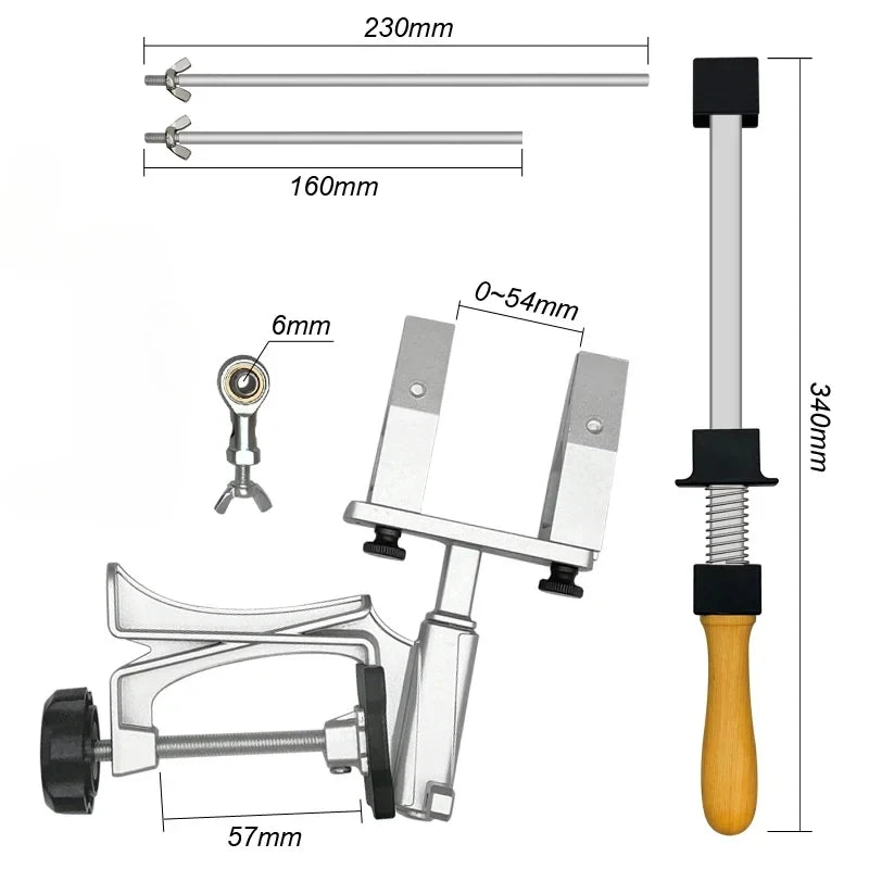 Professional Knife Sharpener with Diamond Whetstone Aluminum Alloy Fixed Angle Kitchen Tool