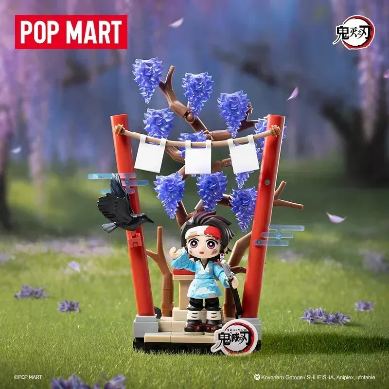POP MART Demon Slayer Unwavering Resolve Arc Mystery Bag Anime Doll Figures Blind Box Collectible Toy