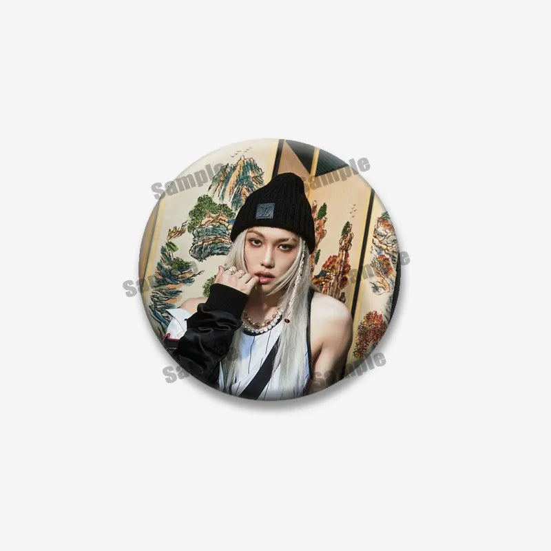 Kpop Boys Band Coin Badge Lapel Pin Jewelry for Fans - Multiple Colors & Sizes
