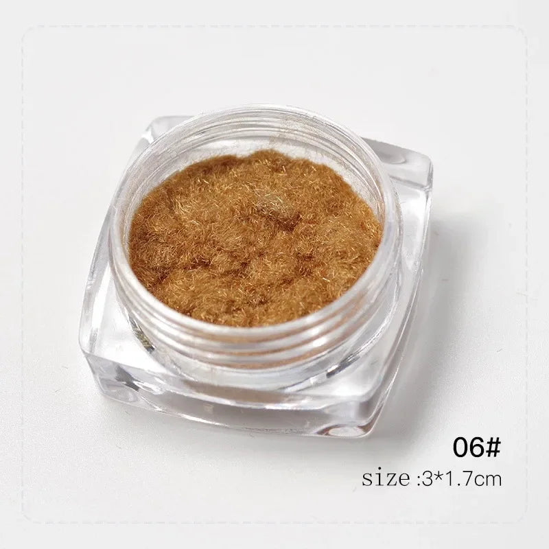 Colorful Glitter Dust Nail Powder for Manicure DIY UV Gel Art - 7 Colors