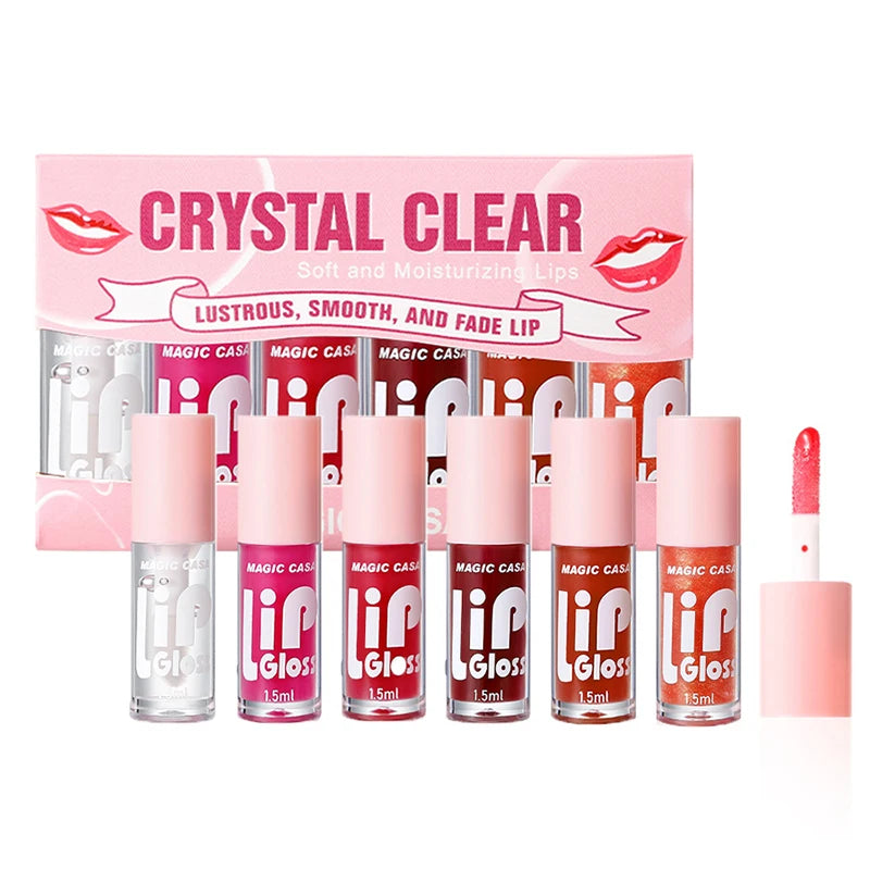 Lip Oil Set - Hydrating, Plumping, Long-Lasting Moisture, Makeup Base