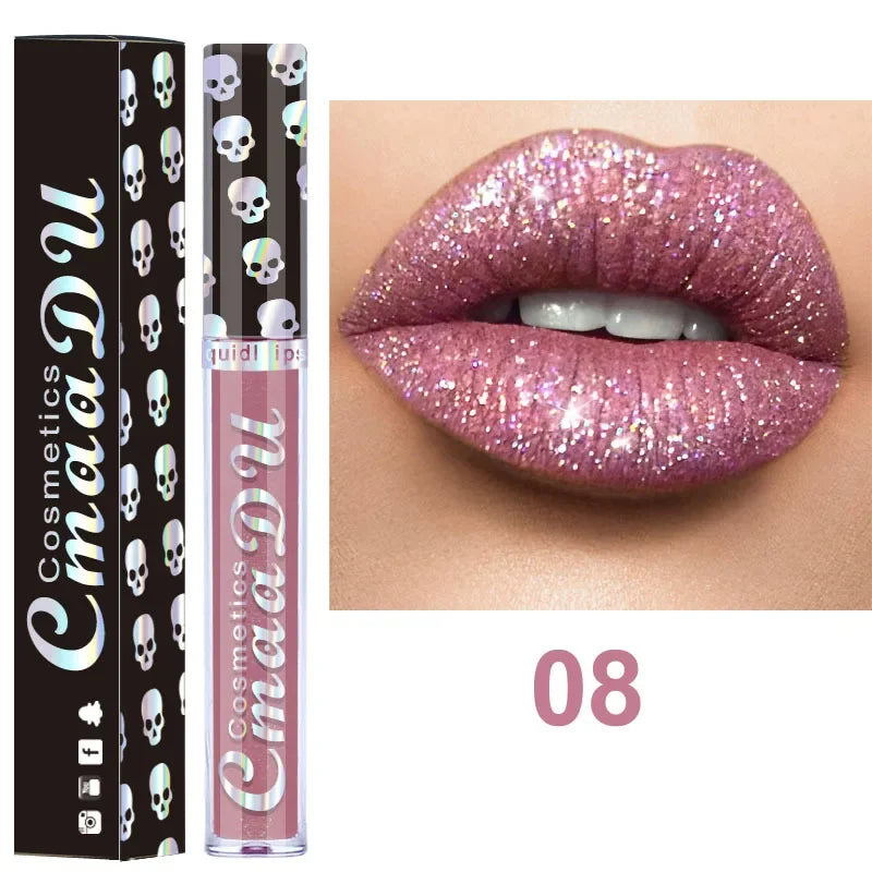 8 Colors Waterproof Matte Lipstick Set - Nude Velvet Gloss Lip Gloss