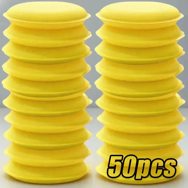 Car Waxing Foam Polish Sponges Set for Detailing & Cleaning