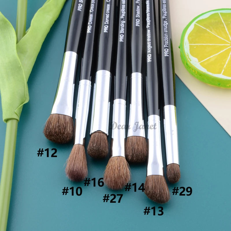 Professional Makeup Brush Set with Synthetic and Natural Hair for Face and Eyes