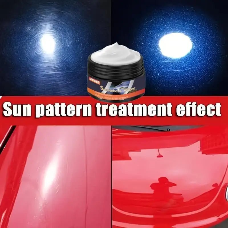 Car Scratch Repair Wax with Sponge Wiping - Paint Surface Protection & Restoring