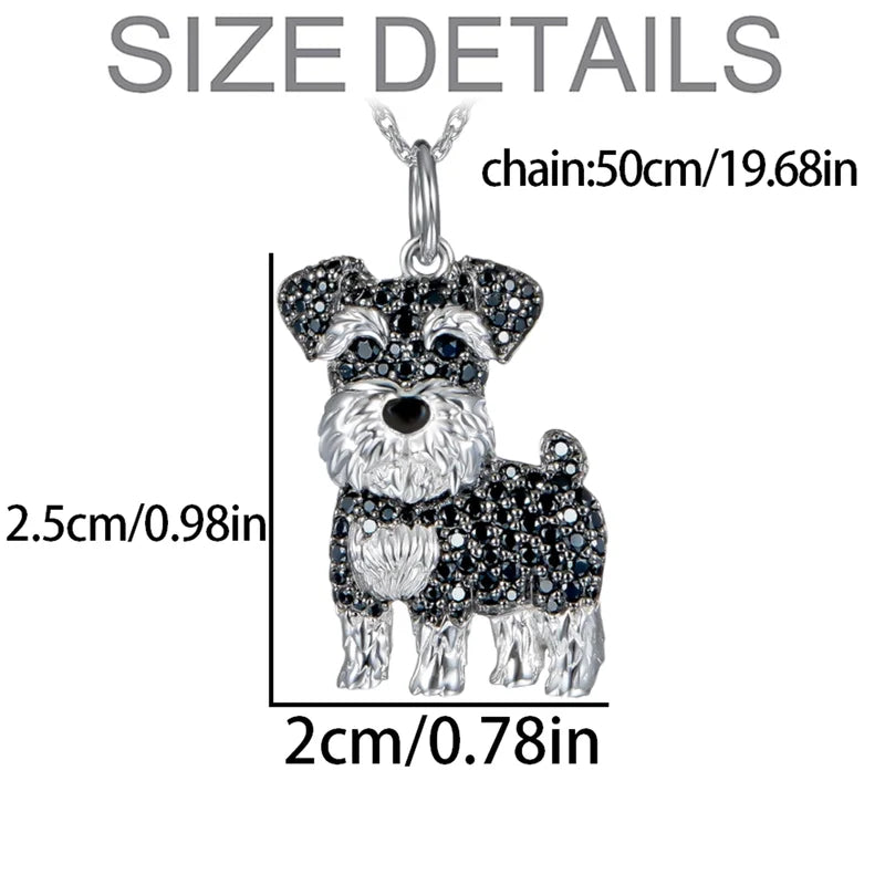 Pet Dog Pendant Necklace for Women - Cute Animal Jewelry Gift