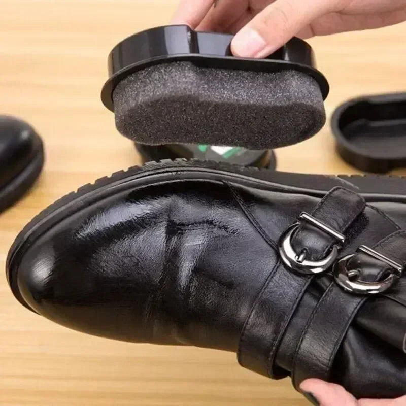 Double-Sided Leather Shoe Brush Polish & Cleaning Duster - Brightening & Care