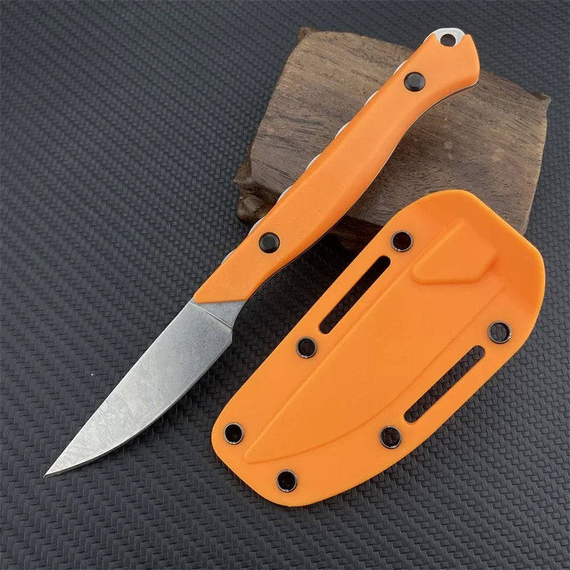 Fixed Blade Survival Knife with Nylon Sheath - Outdoor Camping & Fishing Tool