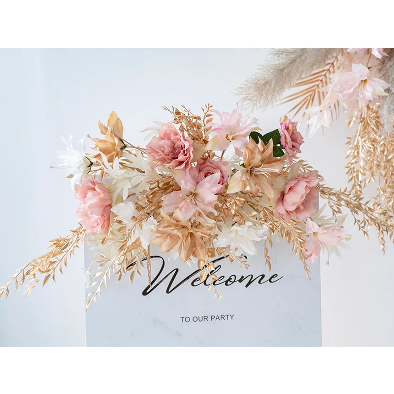 Artificial Pampas & Peony Wedding Arch Flowers for Home & Party Decor
