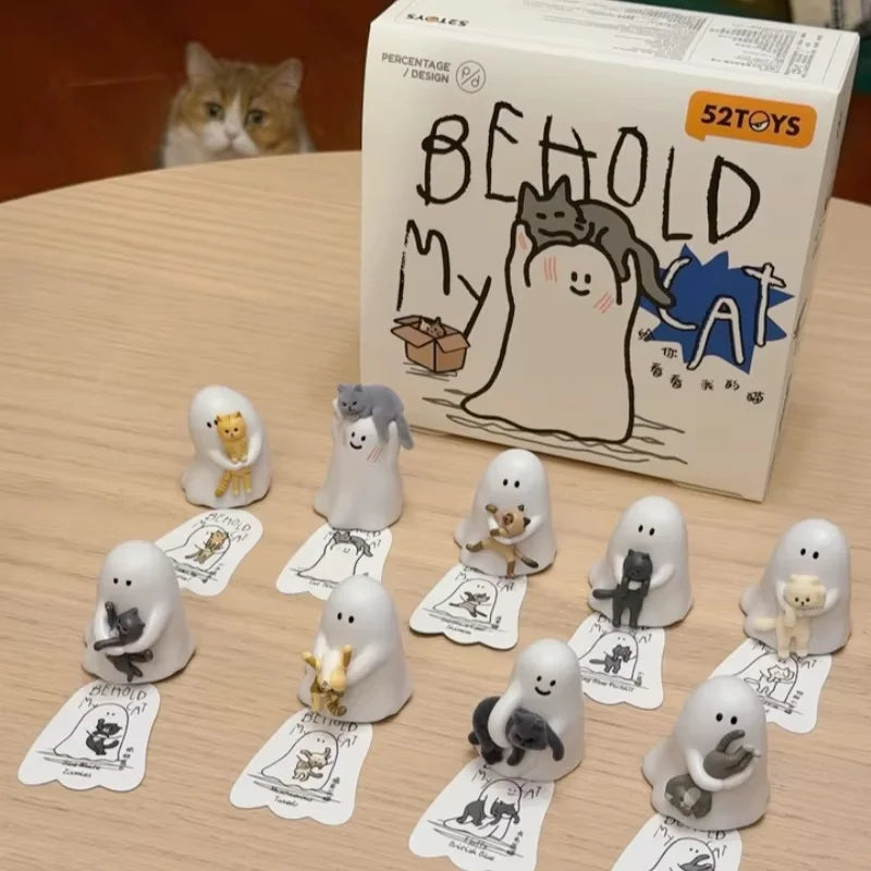 Mini Collectible Cat Figurine Blind Box - Trendy Gift & Decor