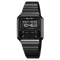 Men's Retro Digital Watch Waterproof Chronograph Business Wristwatch