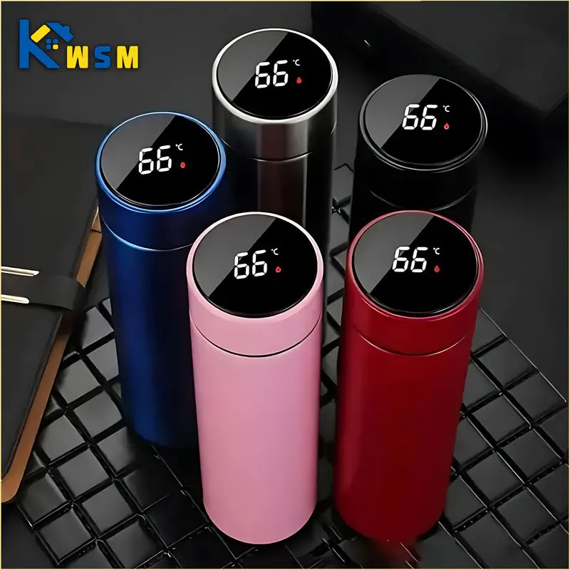 500ML Insulated Stainless Steel Thermos Bottle - Outdoor Vacuum Travel Mug