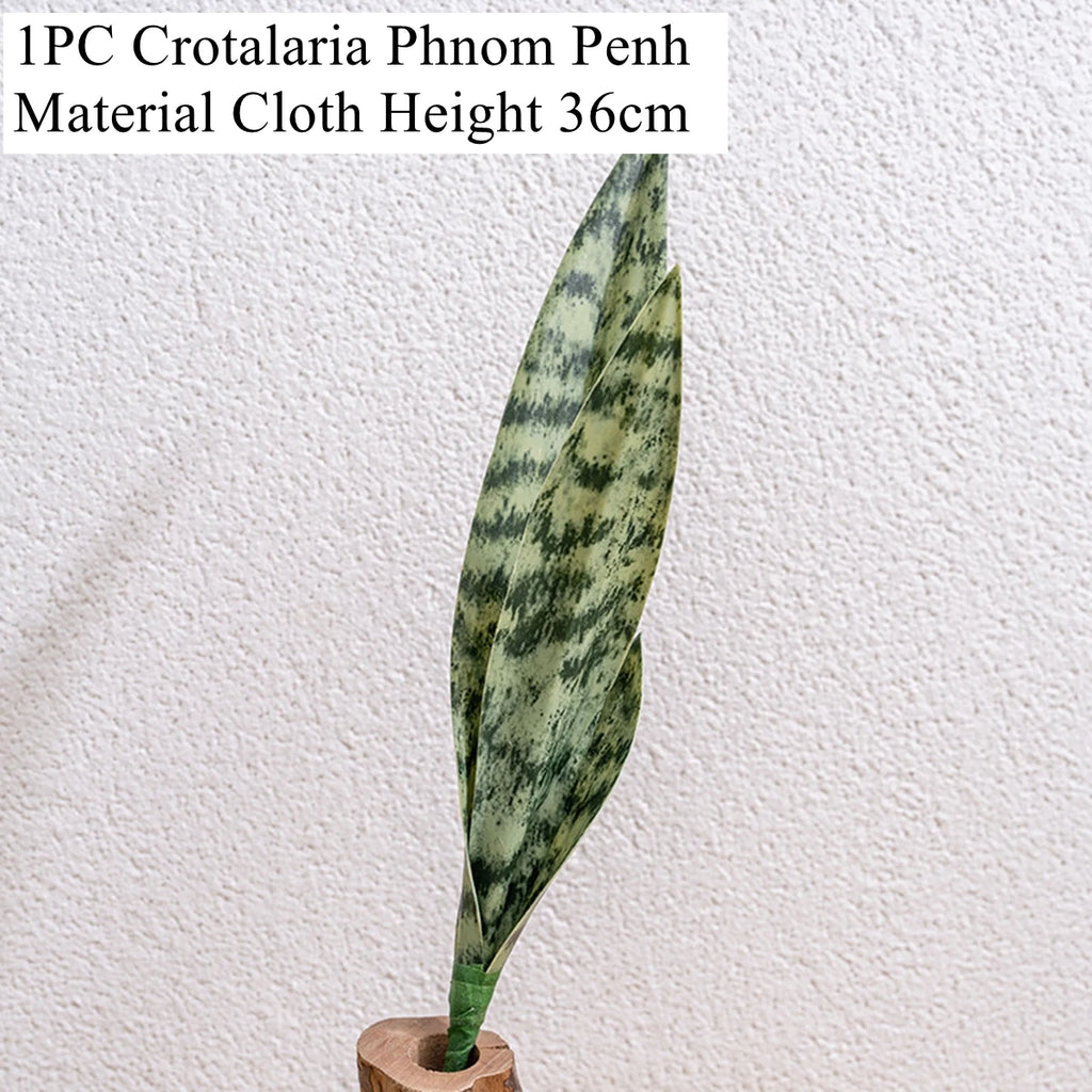 Artificial Snake Plant for Indoor & Outdoor Home Decor - Eucalyptus Style