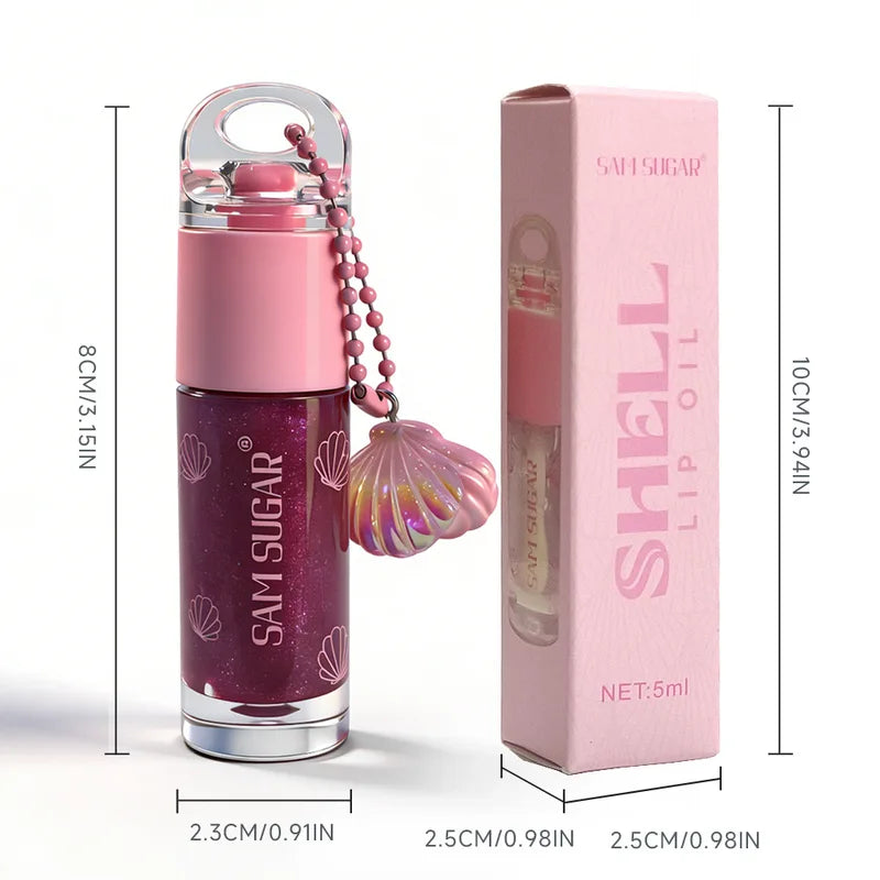 Long-lasting Moisturizing Mirror Pearl Lip Gloss - Waterproof Glitter Shine