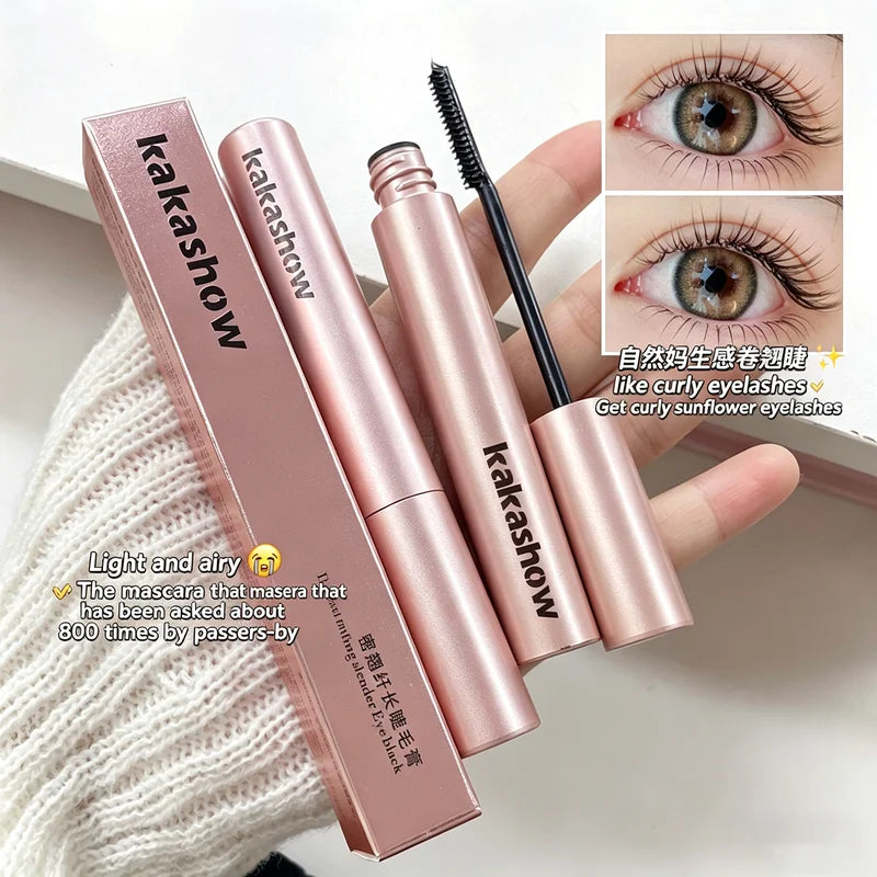 Long Lasting Waterproof Curling Mascara - No Clumping Natural Lash Effect