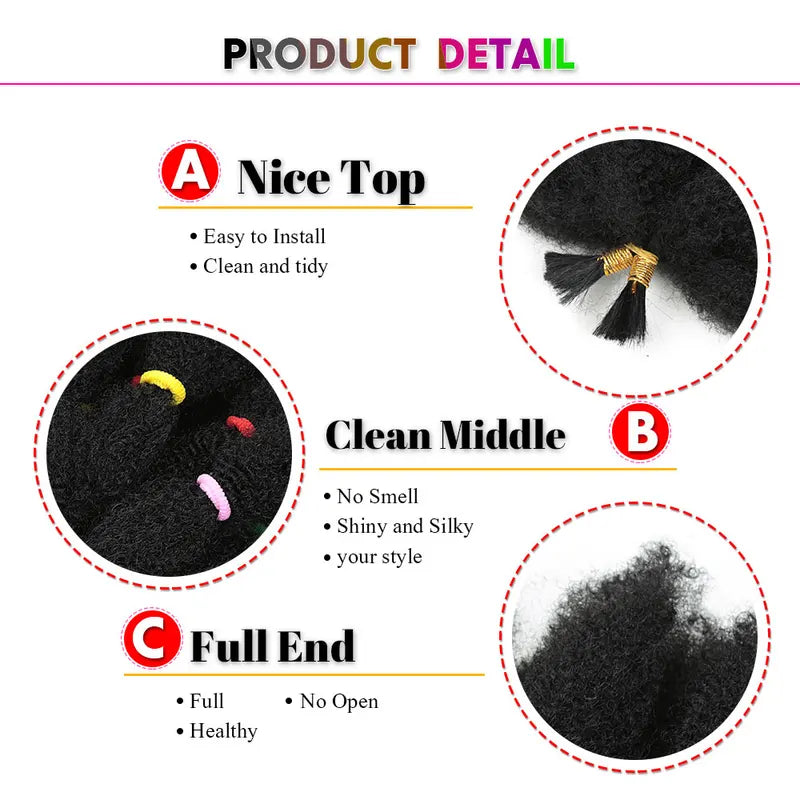 Synthetic Afro Kinky Hair 12 Inch Pre-Stretched Twist & Braiding Hair