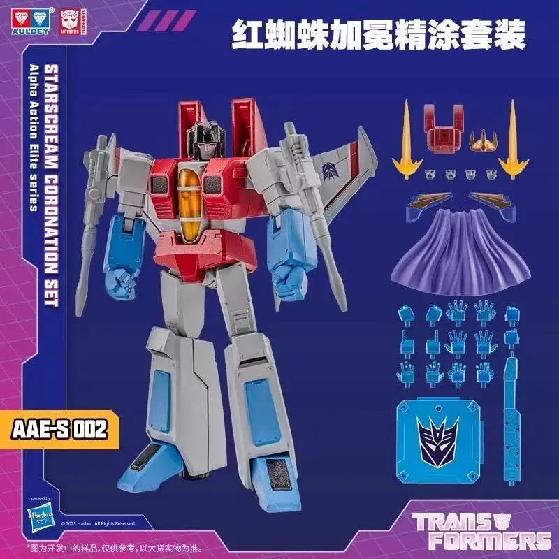 Transformers G1 Action Figure Set with Optimus Prime, Starscream & Soundwave - Articulated Collectible Toys