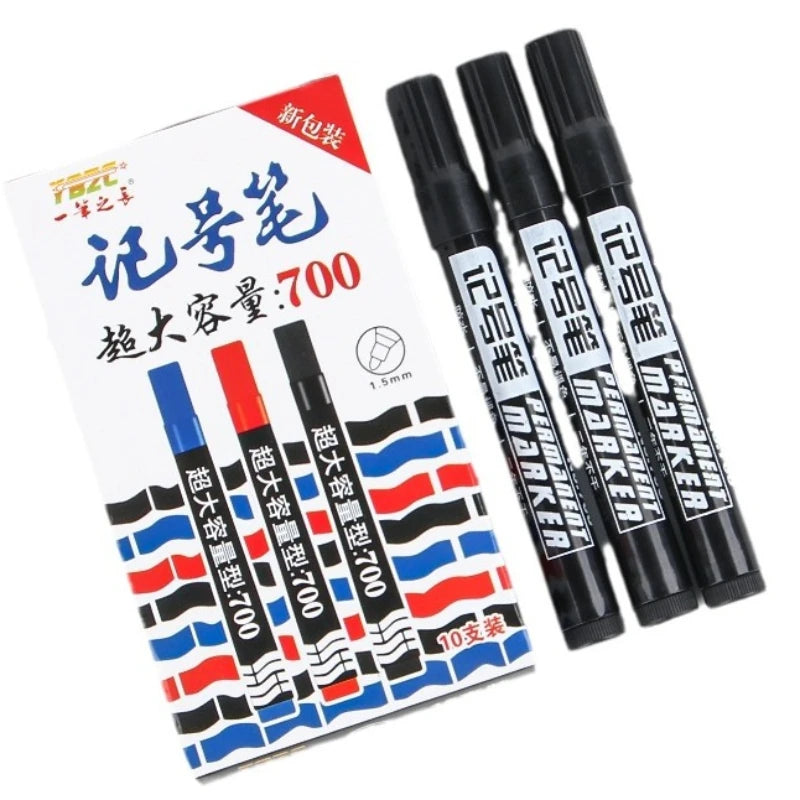Permanent Waterproof Paint Marker Pen Set - Quick Drying, Oily & Metal Surfaces