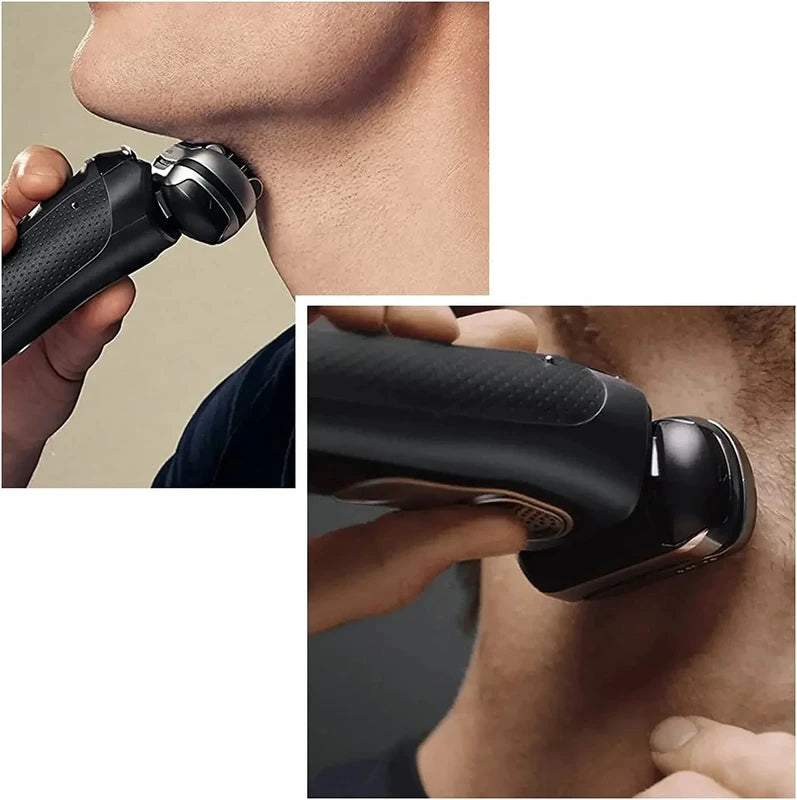 Shaver Head Replacement for Braun Series 9 Electric Shavers - Silver & Black