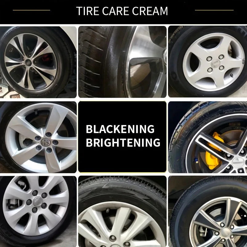 Car Tire Shine & Protection Wax - Long-Lasting Gloss & Anti-Aging Coating