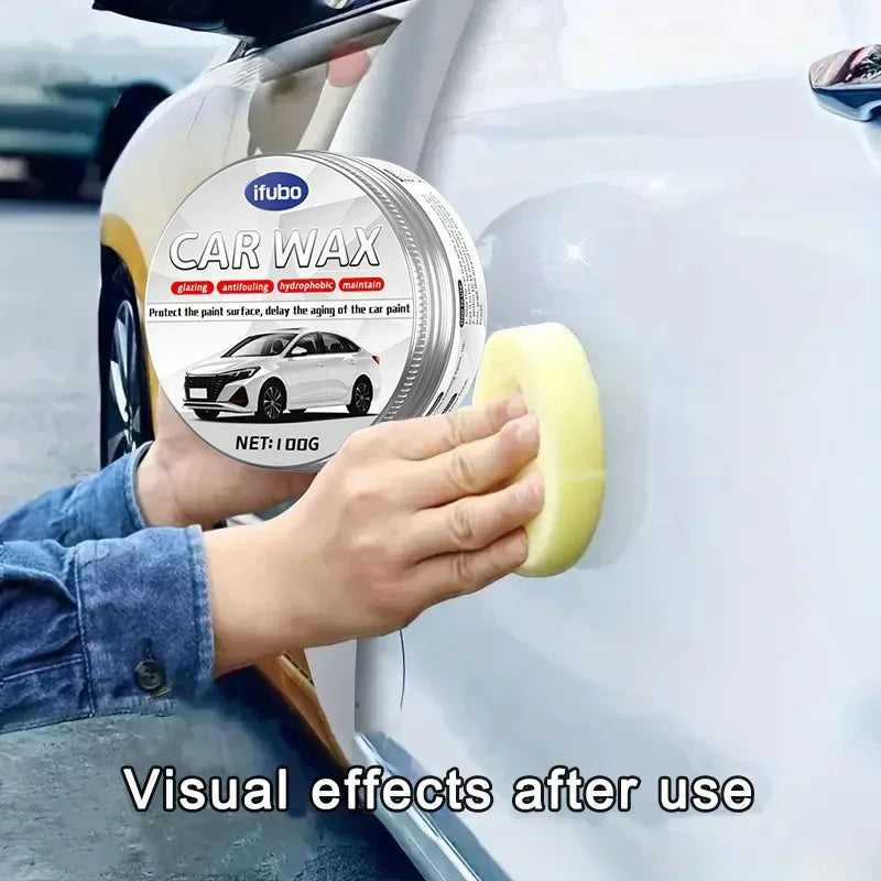 Premium White Car Wax - Scratch Repair & Polishing Paste for All White Vehicles