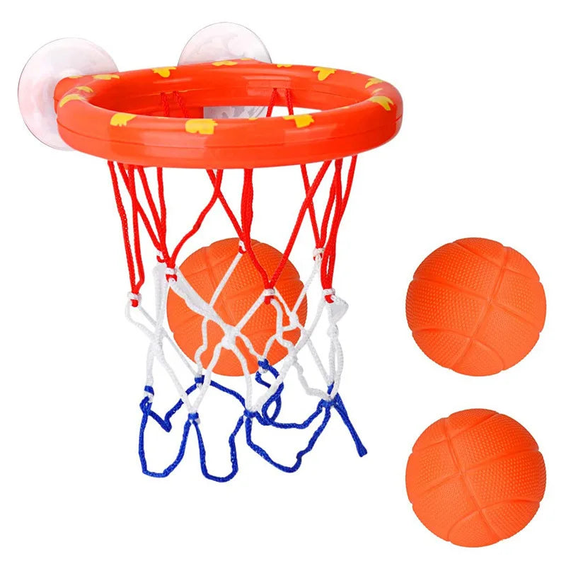 Baby Bath Toy Shooting Basket Set with 3 Balls Water Play Water Game Toy for Kids