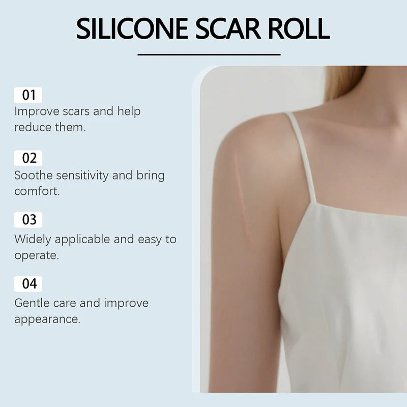 Silicone Scar Patch Roll 4x150cm - Reusable Wound & Burn Scar Treatment