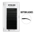 Double-Tip Flat Lower Eyelash Extensions - Faux Mink Individual Lashes