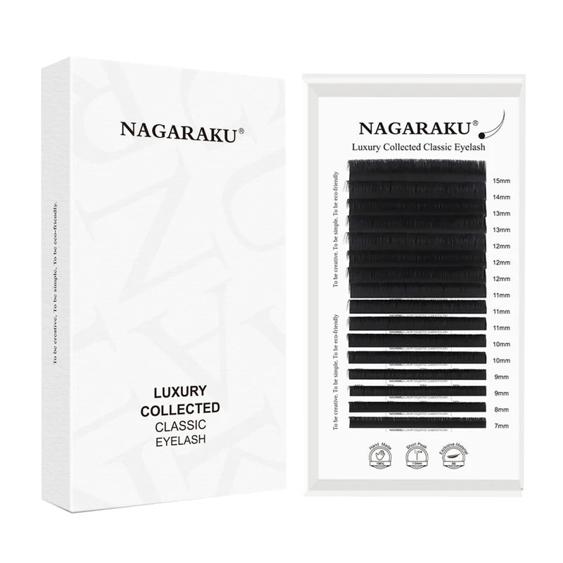 False Eyelash Set - Handmade Dense Volume Lashes for Extensions, Multiple Styles