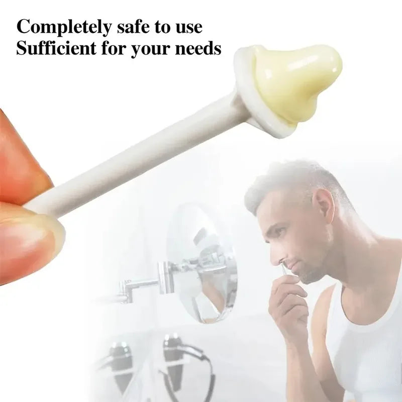 Nose Wax Applicator Sticks 100PCS for Painless Hair Removal & Facial Makeup
