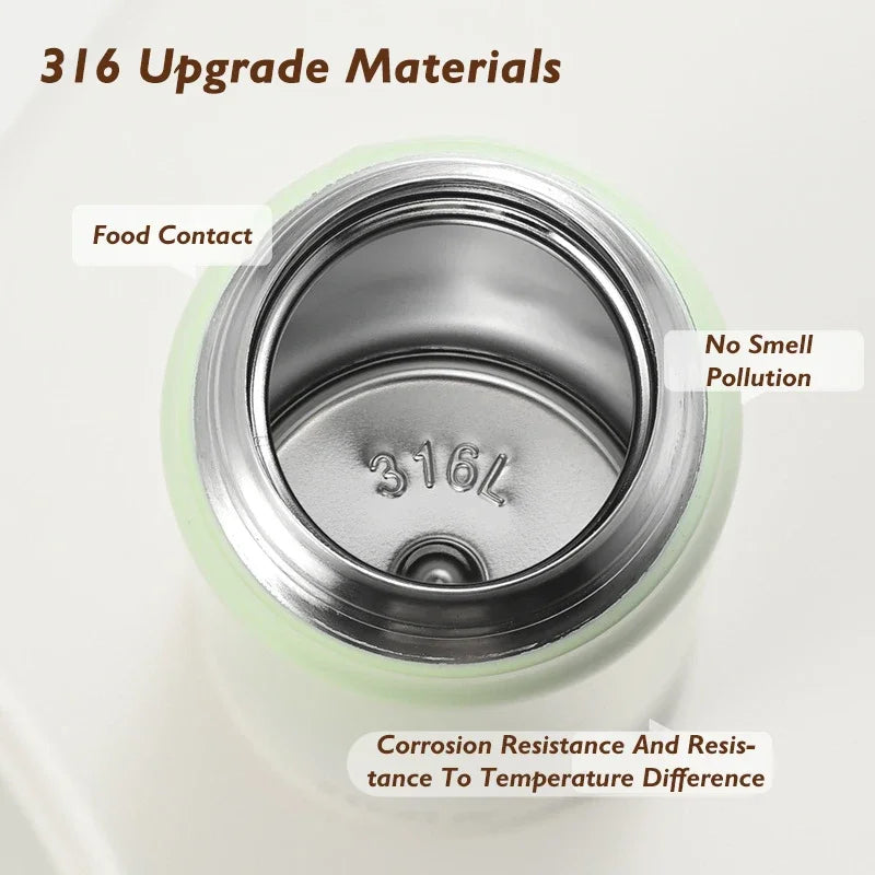 500ml Stainless Steel Vacuum Water Bottle with Leak-Proof Lid and Carry Handle
