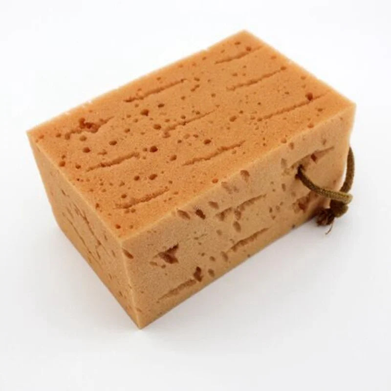 Large Car Wash Sponge Block 17x11x9 cm Honeycomb Cleaning Tool for Vehicles & Motorcycles