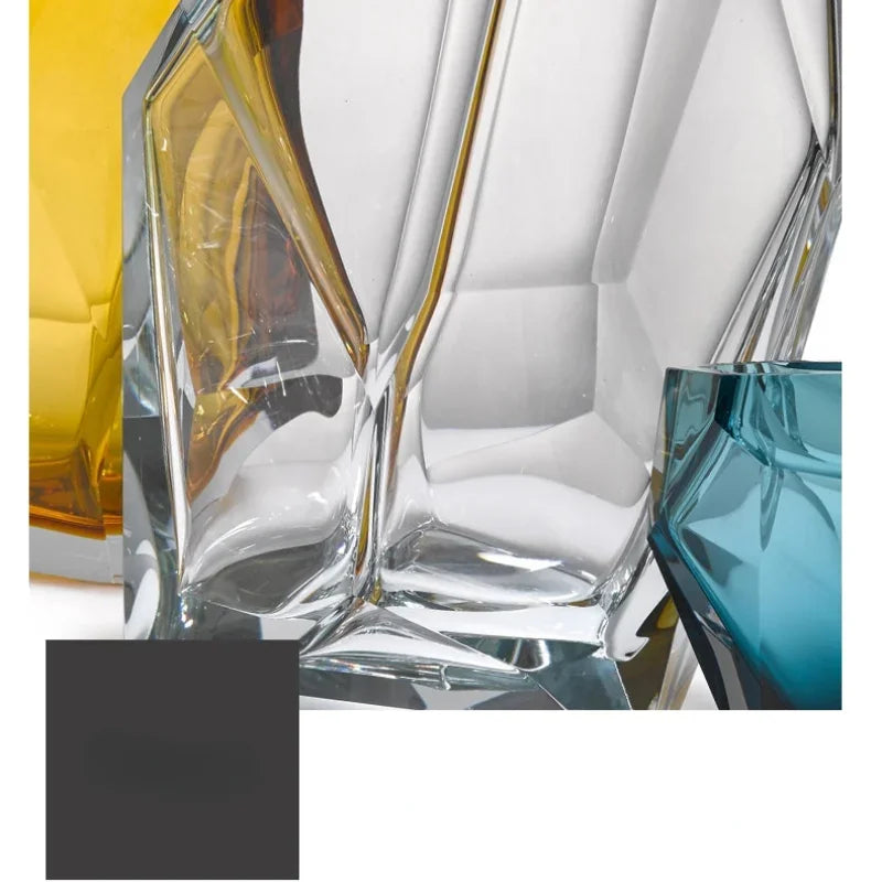 Postmodern Glass Pendant Light Fixture for Living Room Kitchen Bedroom