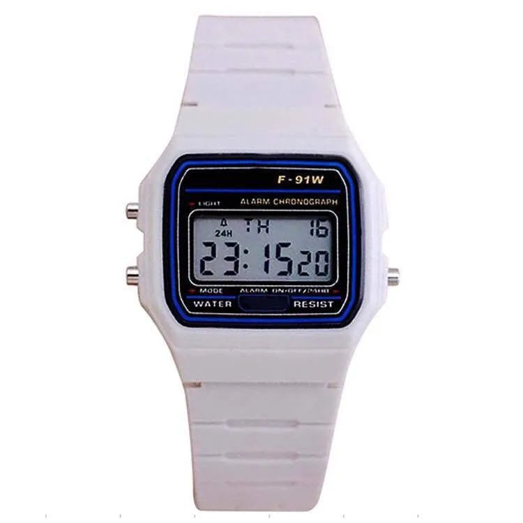 Digital Sports Ladies Watch LED Multifunction Silicone Wristwatch for Women Gift